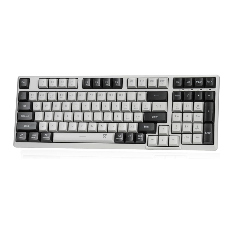 Gaming Keyboard Blue Switches - 薄型ワイヤレスキーボード,Redragon-BK7114 g,2.4モデル,コンピューター,BT,98キー,スリム,オフィス,PC,はさみ,触覚,サイレント,キーストローク