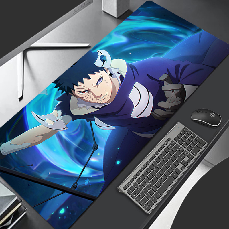 Gaming Keyboard Noise - マウスパッドアニメカーペ大型ナルトうちはオビトPCゲーマーコンピューターマウスパッドヴァーミロキーボードゲームアクセサリー拡張デスクマット