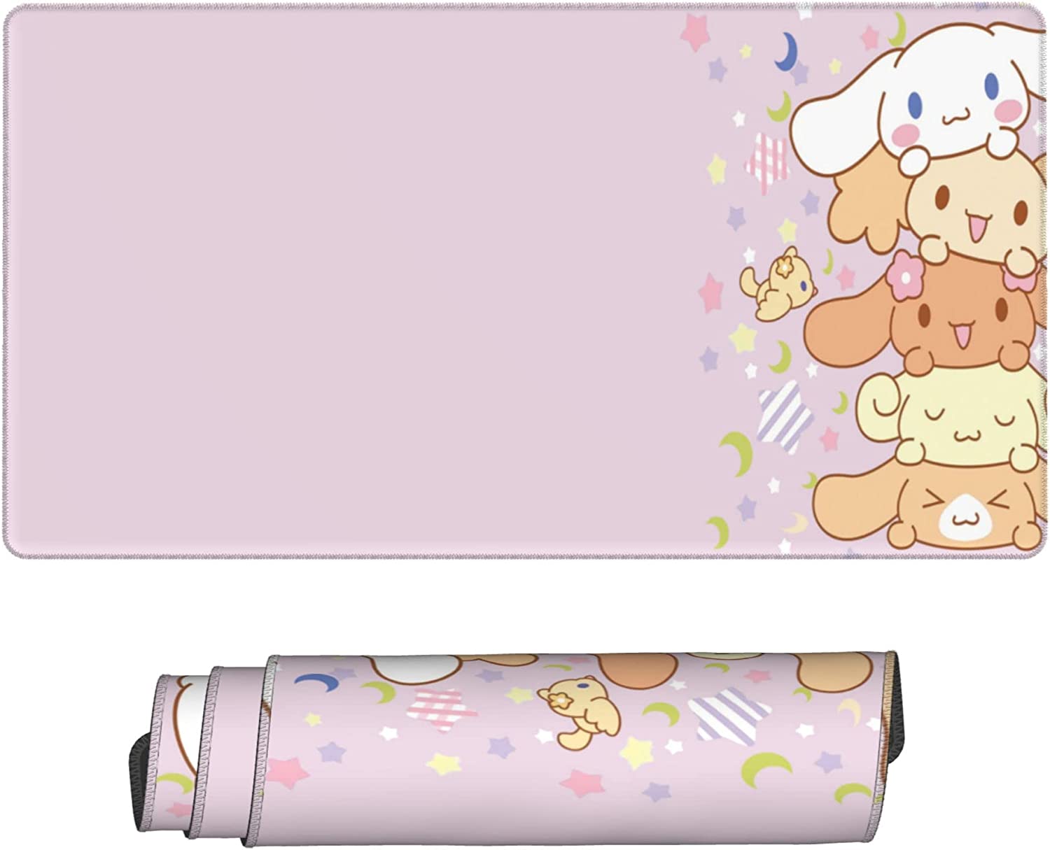 Gaming Keyboard And Mouse - Kawaii-大型犬用マウスパッド,滑り止め,長持ち,防水,ビデオゲームパッド,ピンク色,新品