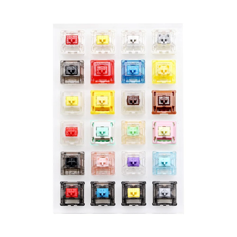 Gaming Keyboard Blue Switches - メカニカルキーボード用アクリルスイッチテスター,イエロー,レッド,ホワイト,シルバー,インク,ブラック,ブルー