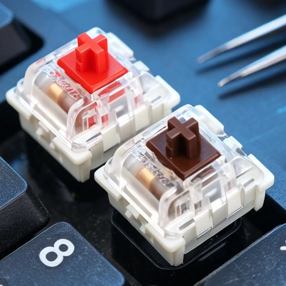 1-150 個 3 ピン DIY メカニカルキーボードスイッ - Gaming Keyboard Blue Switches のレビューと価格