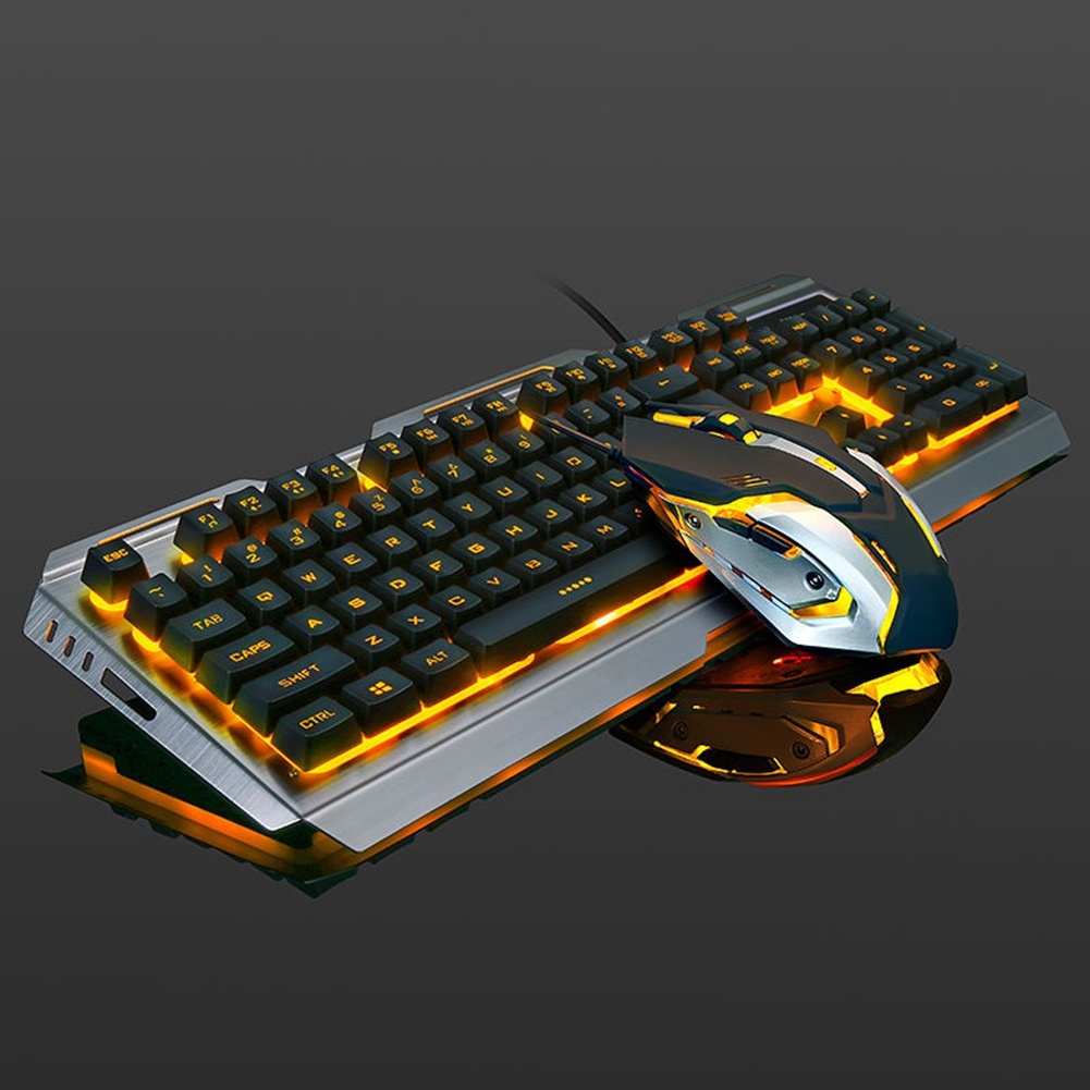 V1 USB 有線メカニカルゲーミングキーボードとマウスのコ - Gaming Keyboard And Mouse Combo のレビューと価格