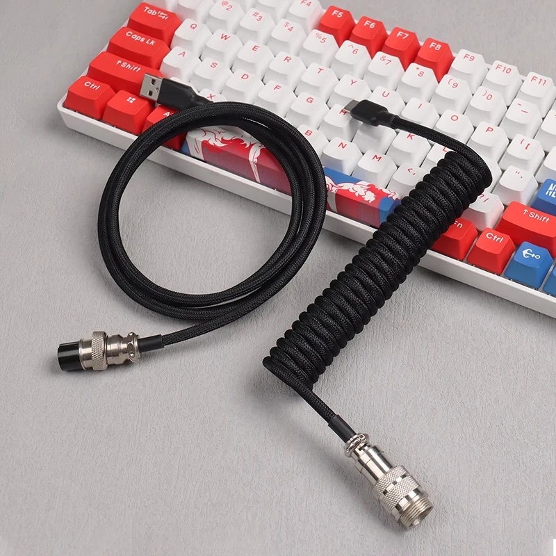 180cm メカニカルキーボード用コイルケーブル タイプC  - Gaming Keyboard Types のレビューと価格