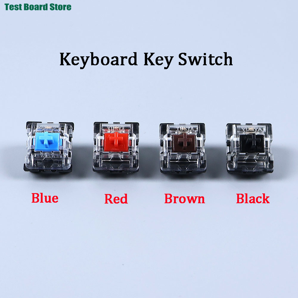 2ピンクリック式リニアタクタイルサイレントキーボードキースイ - Gaming Keyboard Blue Switches のレビューと価格