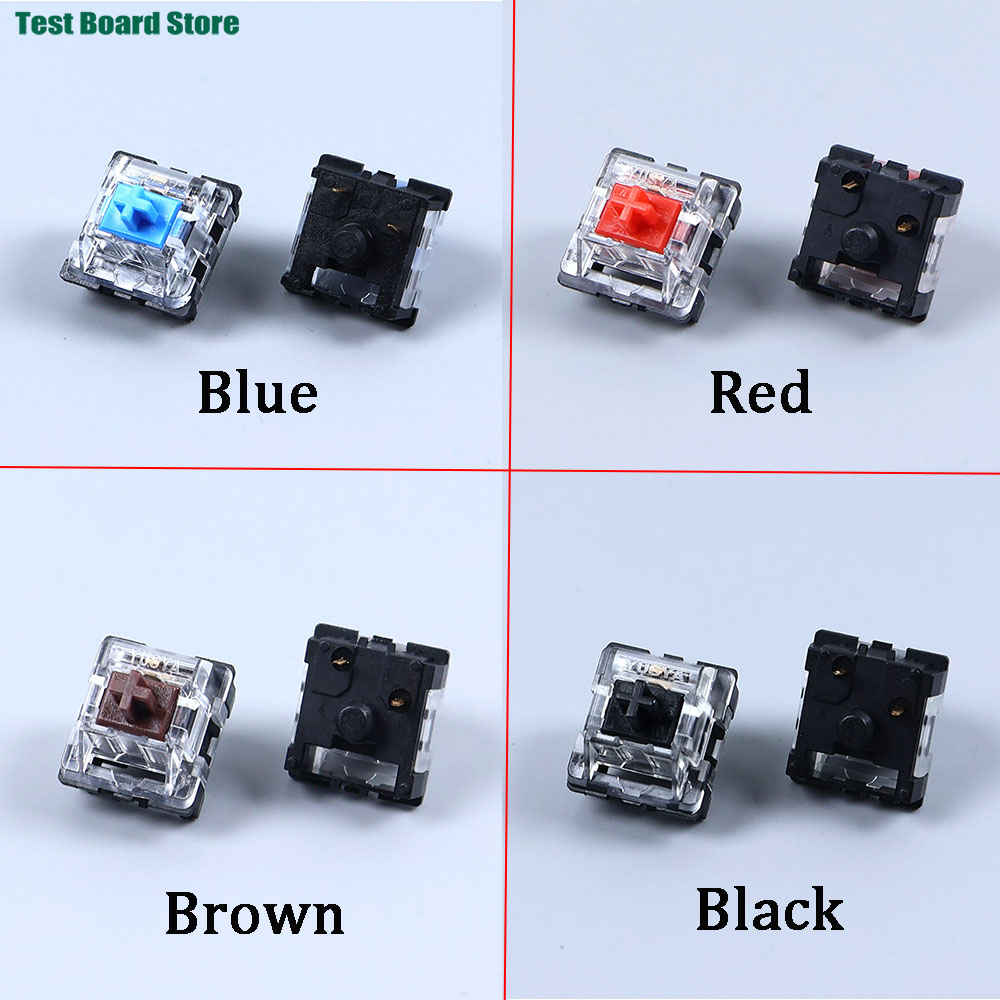 2ピンクリック式リニアタクタイルサイレントキーボードキースイ - Gaming Keyboard Blue Switches のレビューと価格