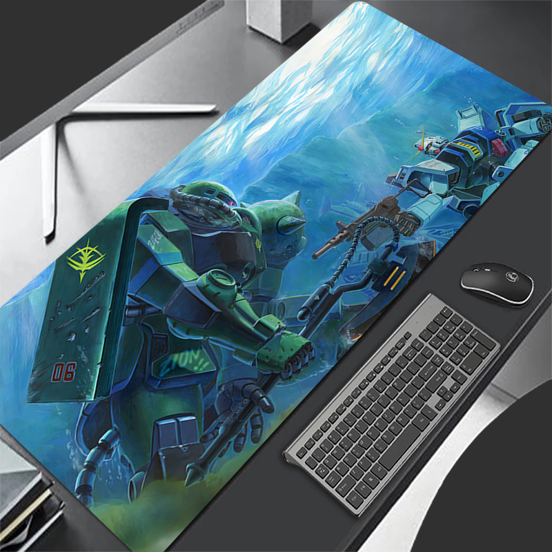 大型マウスパッド メカニカル ウォリアー ガンダム ザク I - Gaming Keyboard Non Mechanical のレビューと価格