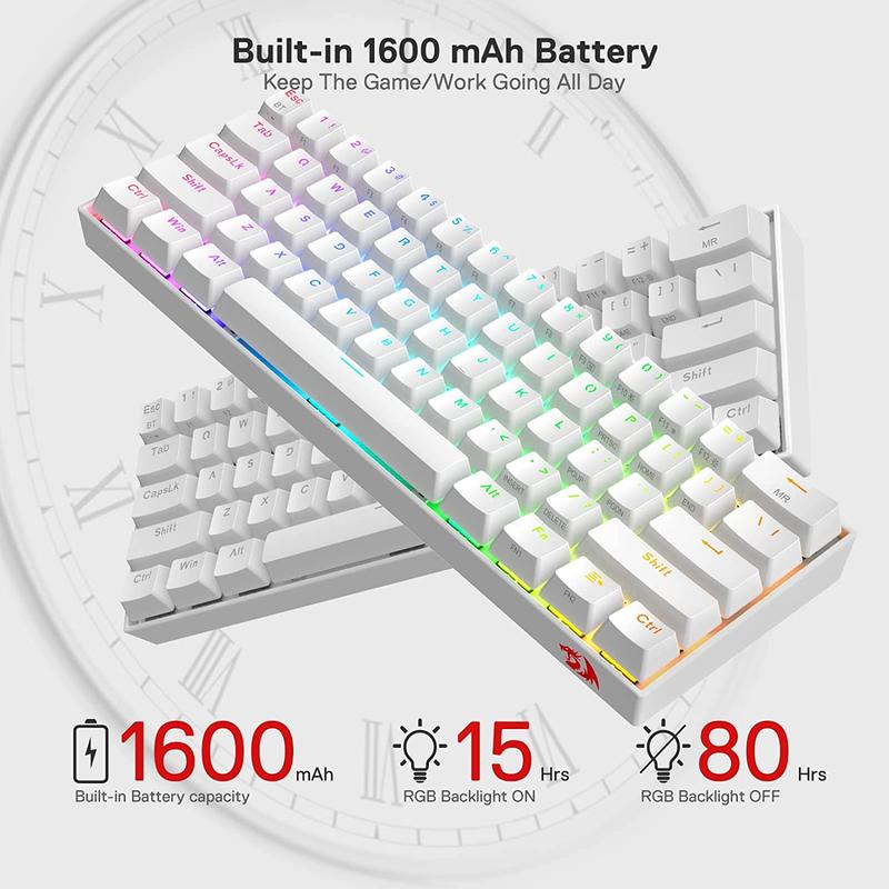 ワイヤレスメカニカルキーボードRedragon-K530 p - Gaming Keyboard And Mouse Combo のレビューと価格