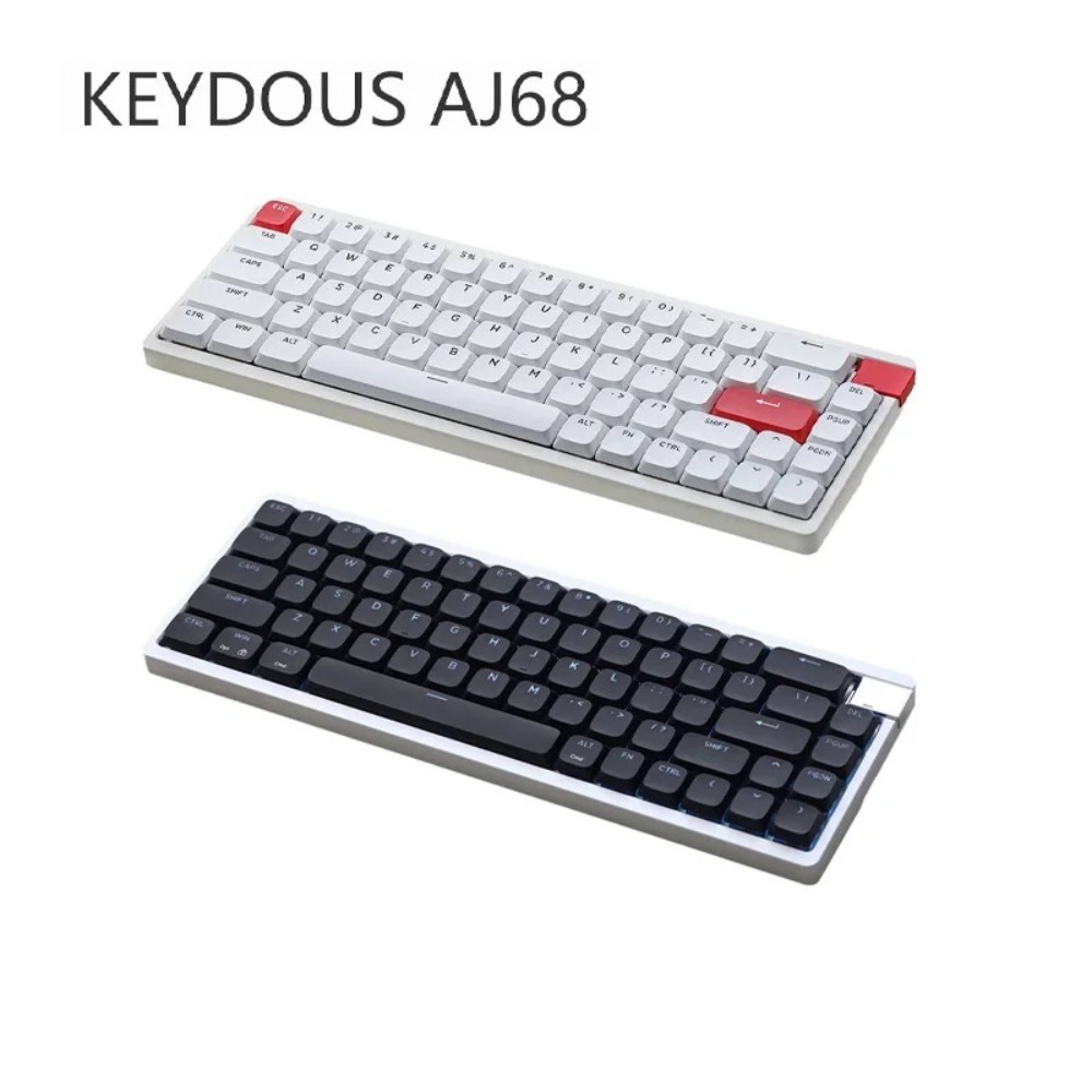 Keydous AJ68 メカニカルキーボード ポータブルゲ - Gaming Keyboard Blue Switches のレビューと価格