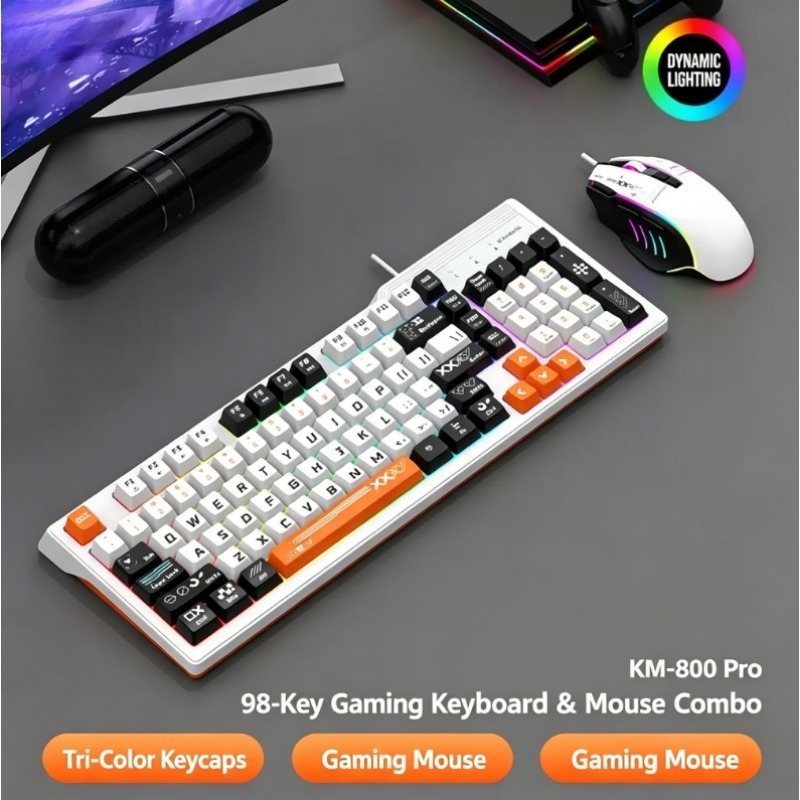 K8pro 3 in 1 ゲーミングコンボ 有線キーボード・ - Gaming Keyboard Mouse Set のレビューと価格