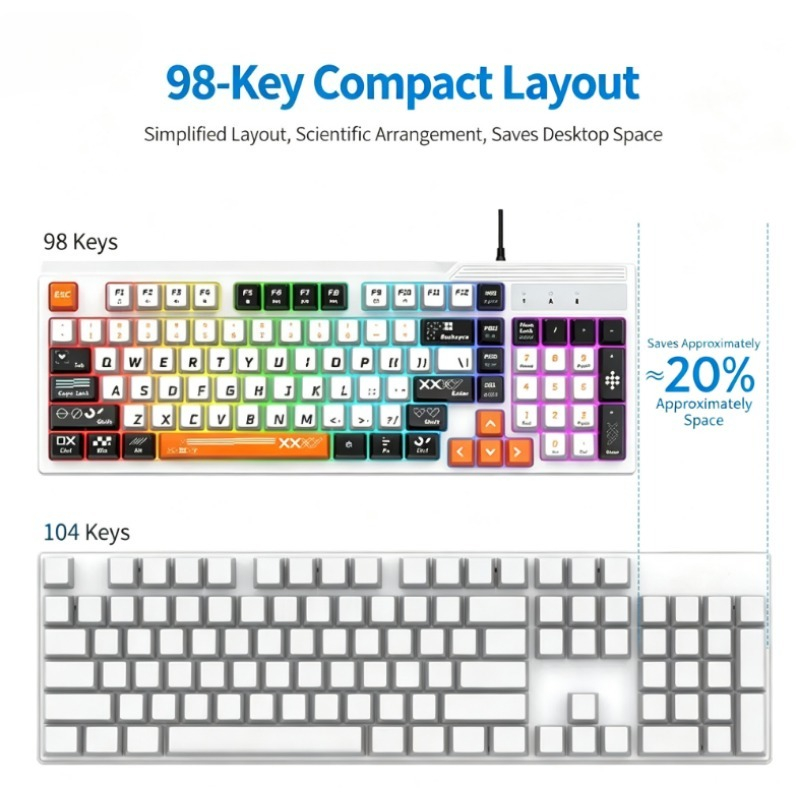 K8pro 3 in 1 ゲーミングコンボ 有線キーボード・ - Gaming Keyboard Mouse Set のレビューと価格