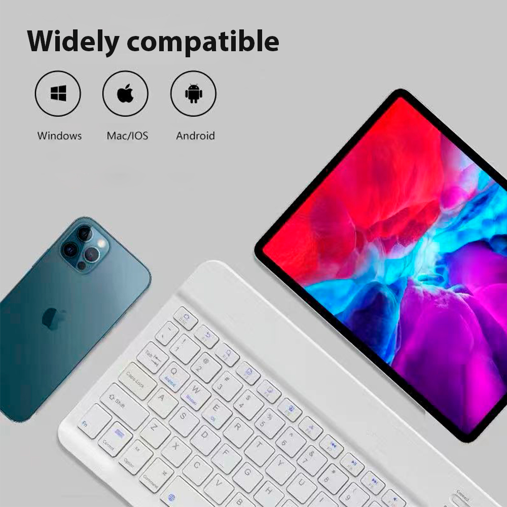 Bluetooth ワイヤレスキーボードユニバーサル携帯電話 - Gaming Keyboard And Mouse Wireless のレビューと価格