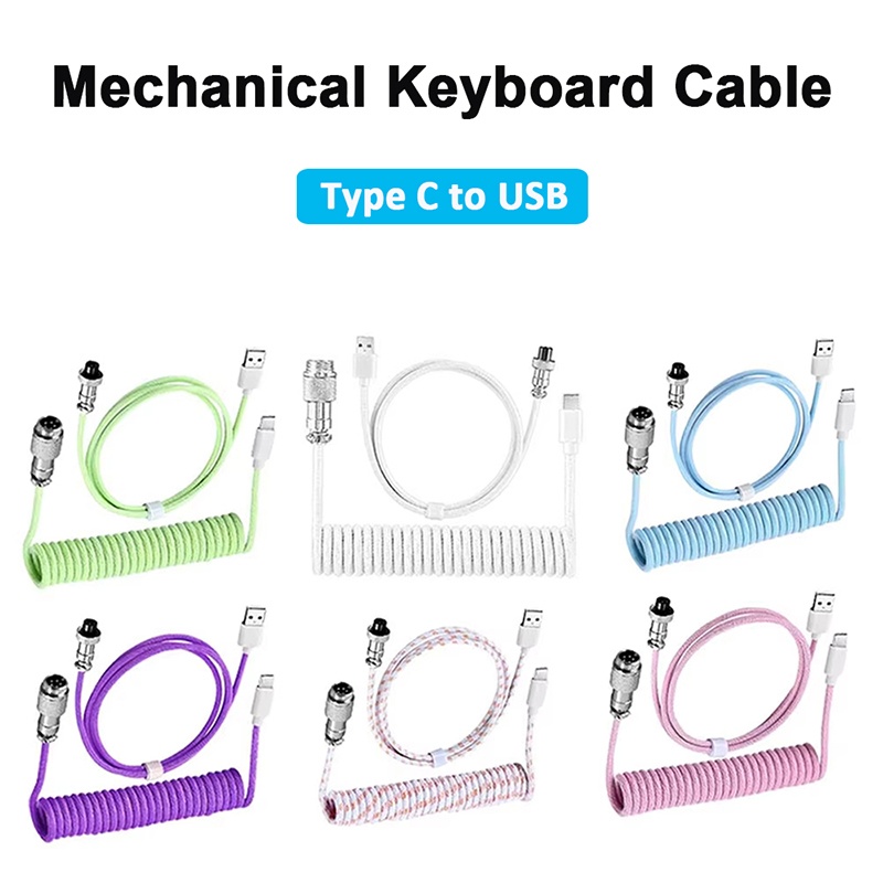USB Type C メカニカルキーボード用コイルケーブル  - Gaming Keyboard Types のレビューと価格