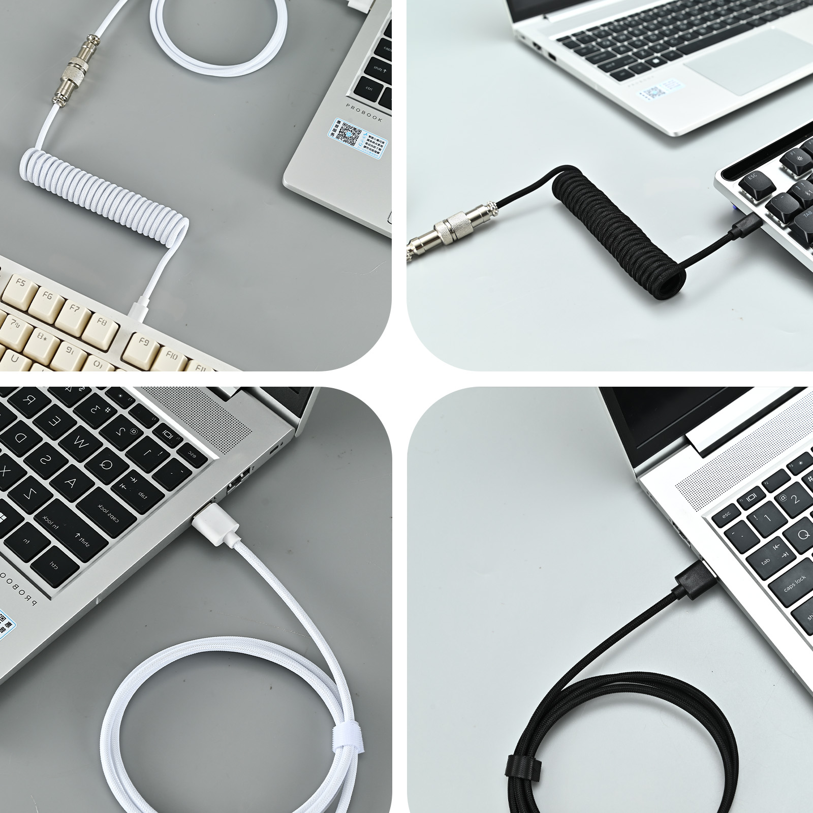 USB Type C メカニカルキーボード用コイルケーブル  - Gaming Keyboard Types のレビューと価格