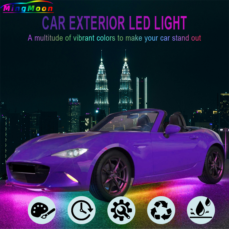 車の柔軟なアンダーグローLEDストリップライト,モダンなボデ - Rgb Underglow Strip のレビューと価格