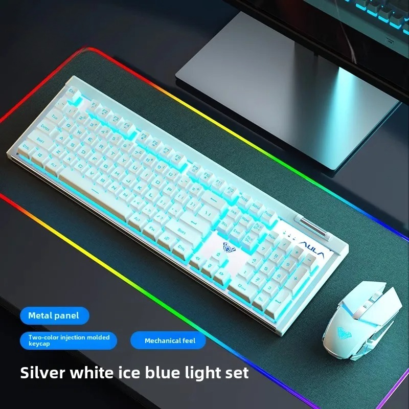 ノートブック、デスクトップ、eスポーツ、ホーム用の1600  - Gaming Keyboard Mouse Set のレビューと価格