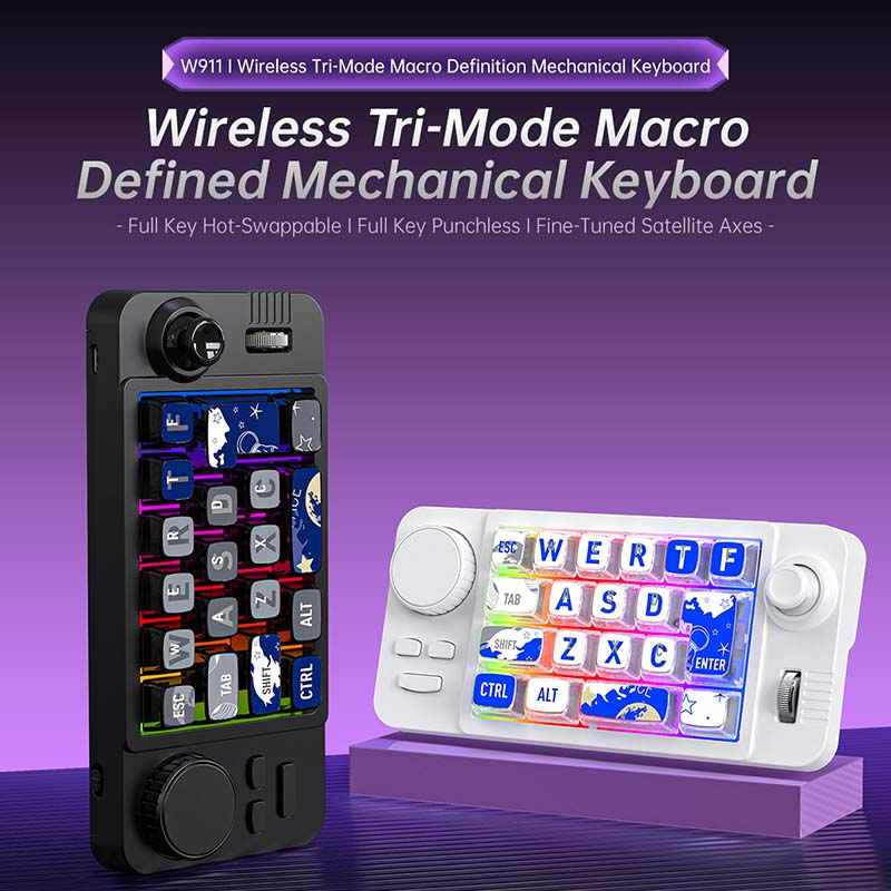 ゲーミングキーボード W911 ワイヤレス トリプルモード  - Gaming Keyboard Wireless のレビューと価格