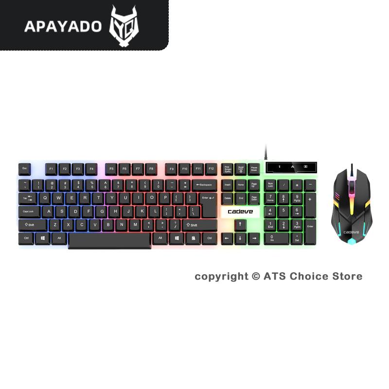 APAYADO LDK9122 ゲーミングキーボードマウスコ - Gaming Keyboard And Mouse Combo のレビューと価格