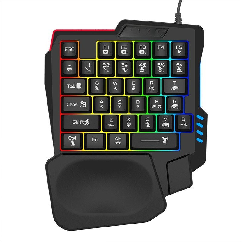 K5片手キーボード Gungod Throne 左手用メカニ - Keyboard Gaming Amazon のレビューと価格