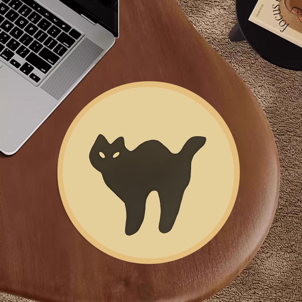 ハロウィン クッキー コースター マウスパッド 面白い猫柄  - Gaming Keyboard And Mouse Wireless のレビューと価格
