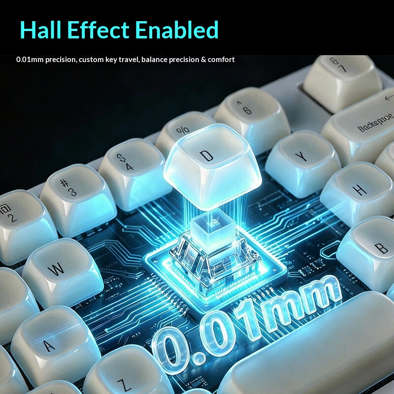 Ajazz AK039 ホール効果ゲーミングキーボード ミニ - Gaming Keyboard Hall Effect Switches のレビューと価格