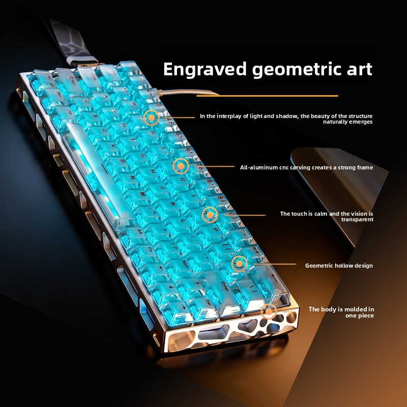 IROK MG63 CNCアルミニウム製磁気スイッチキーボー - Gaming Keyboard Hall Effect Switches のレビューと価格