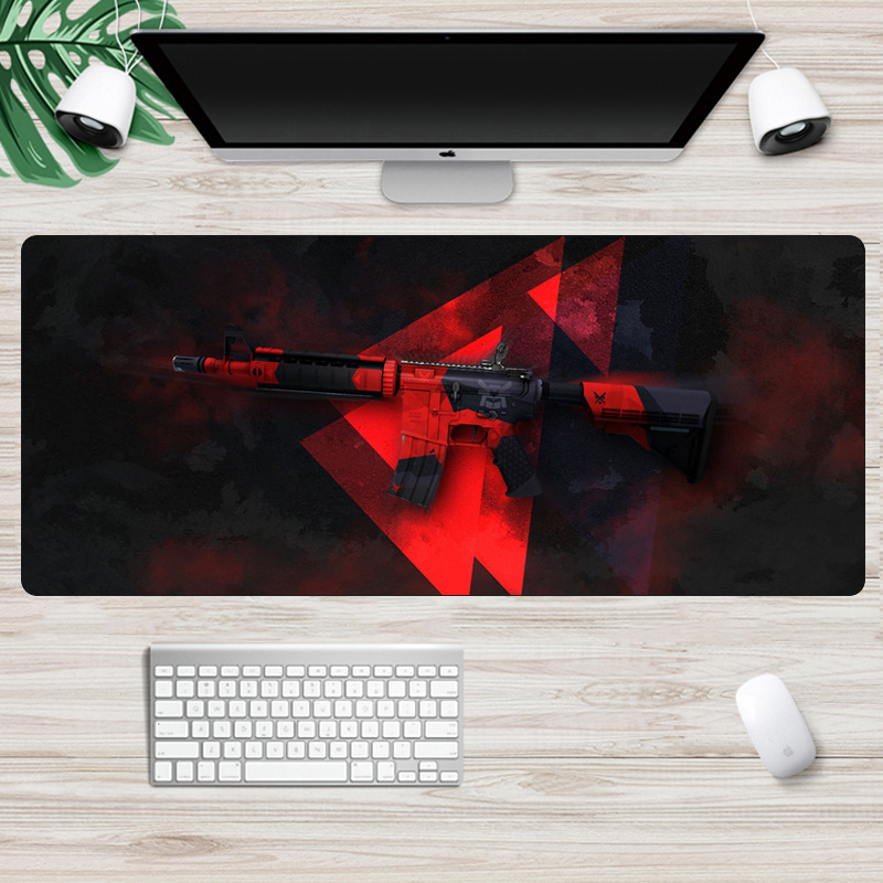 大型ゲームマウスパッド80 × 30センチメートルcs行くゲ - Gaming Keyboard Nearby のレビューと価格