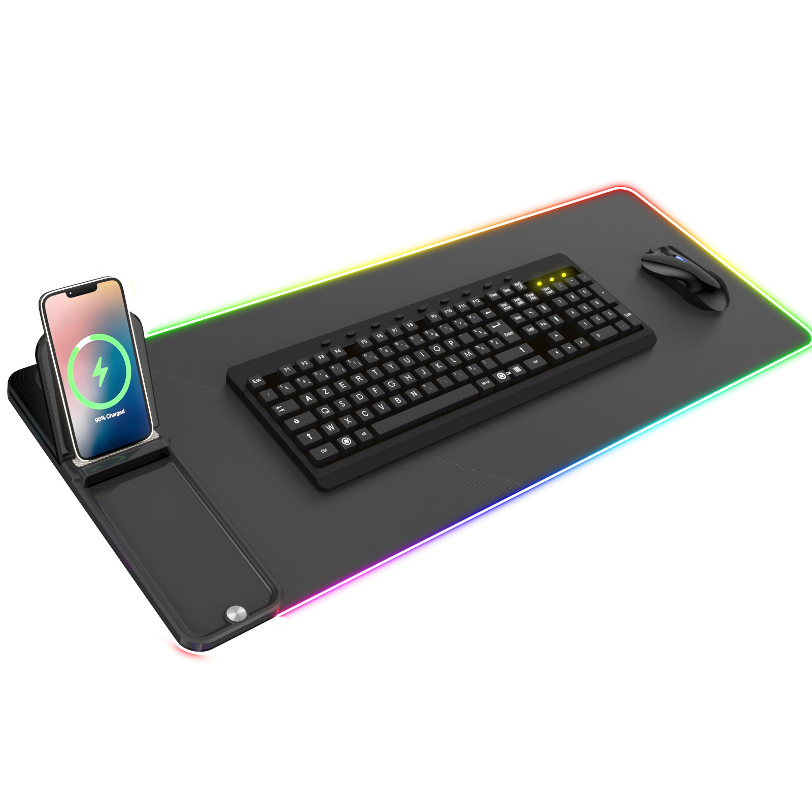 H18 15W急速充電キーボード ワイヤレス充電マウスパッド - Gaming Keyboard And Mouse Wireless のレビューと価格