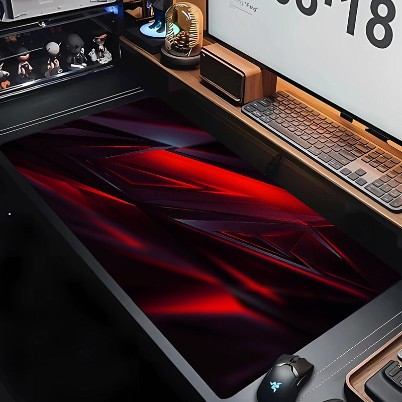 マウスカーペット マウスパッド ゲーマー 3D エッジ コー - Gaming Keyboard And Mouse のレビューと価格