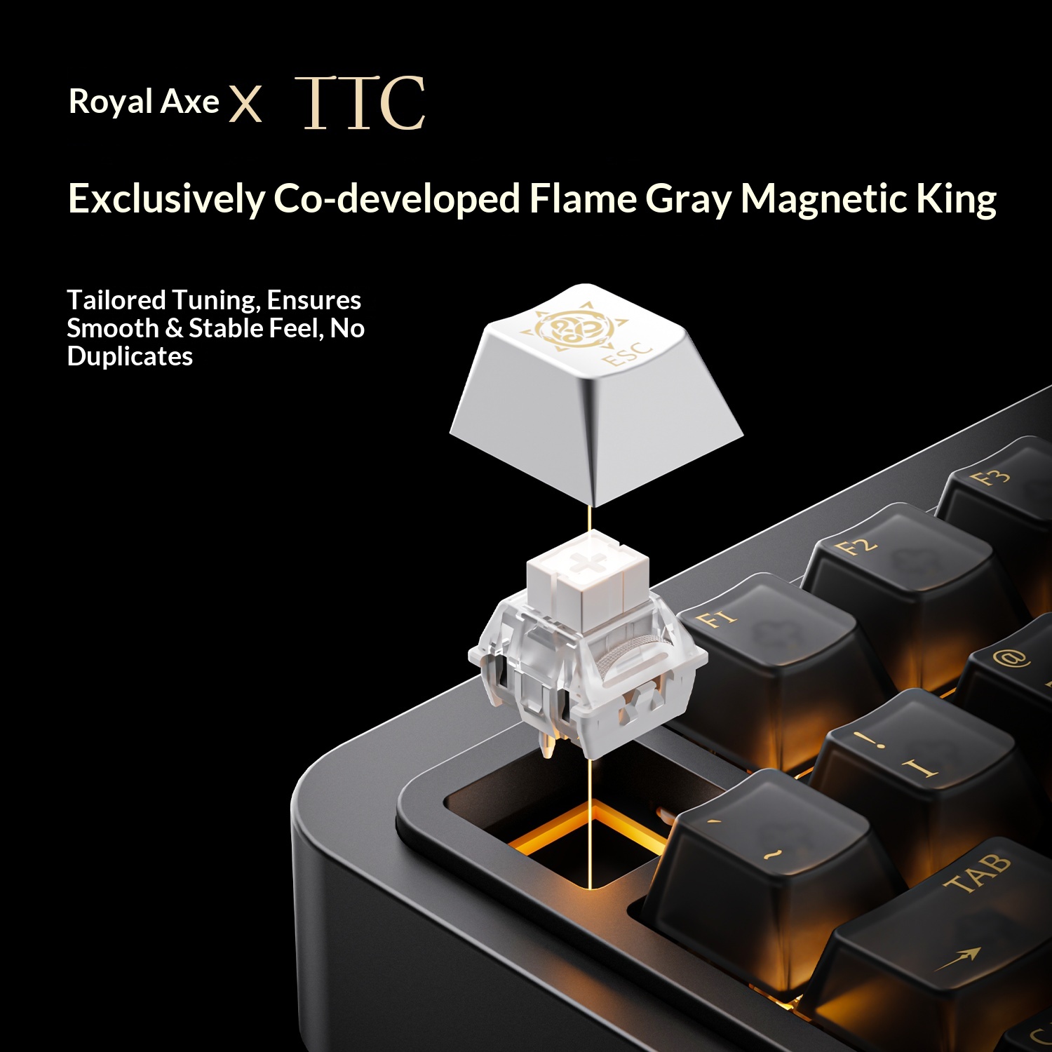 Royalaxe E75 HE アルミニウムシェルゲーミング - Gaming Keyboard Hall Effect Switches のレビューと価格