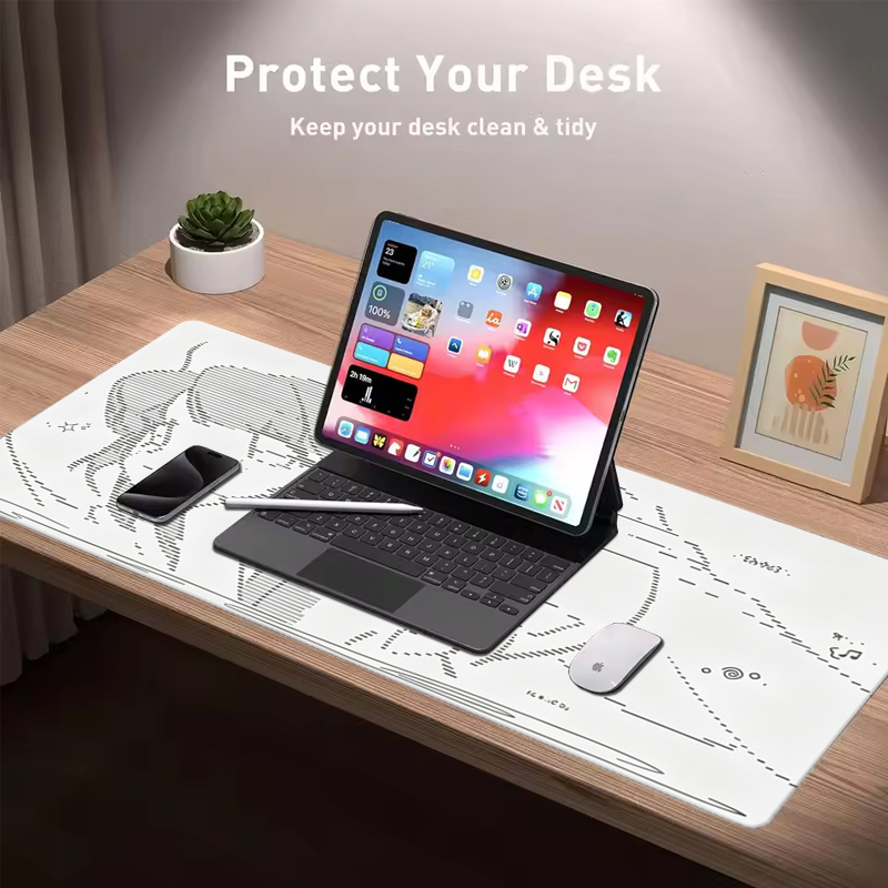 1 個革製マウスパッドアニメエンジェルガール Y2k かわい - Gaming Keyboard And Mouse のレビューと価格
